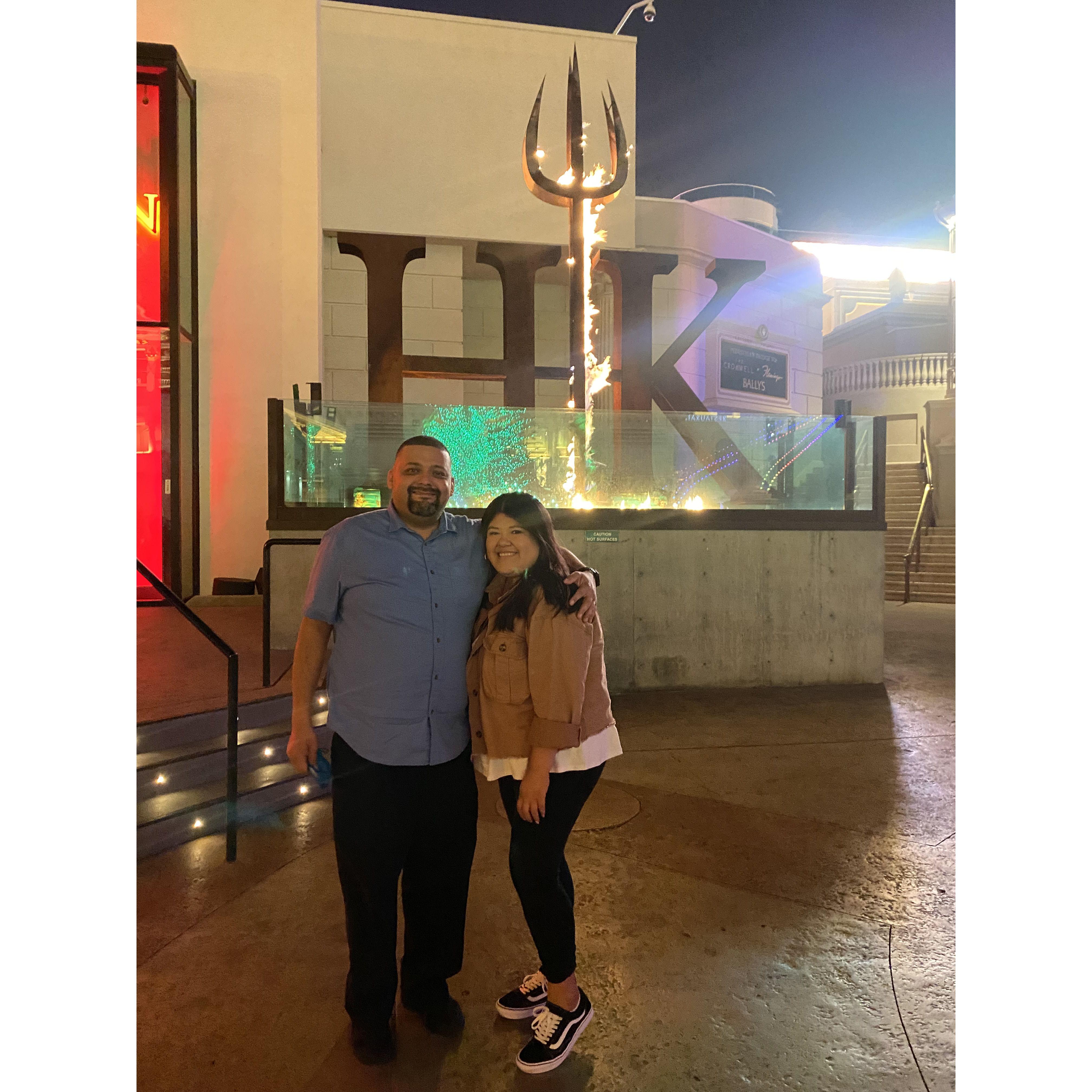 Hell's Kitchen is one of our favorite shows and this is the first time we ate at the restaurant in Las Vegas.