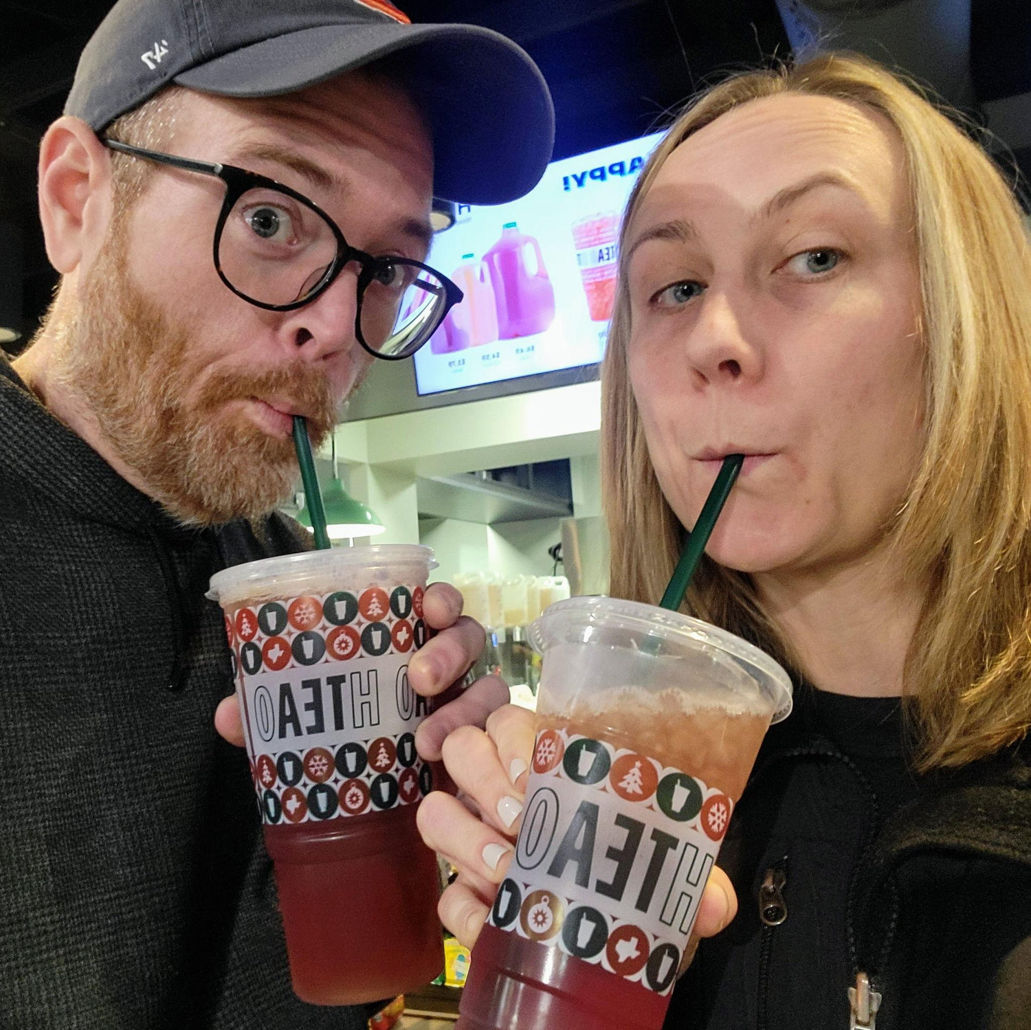 Jason looooooooves sweet tea and H-TEA-O is one of his favorite spots