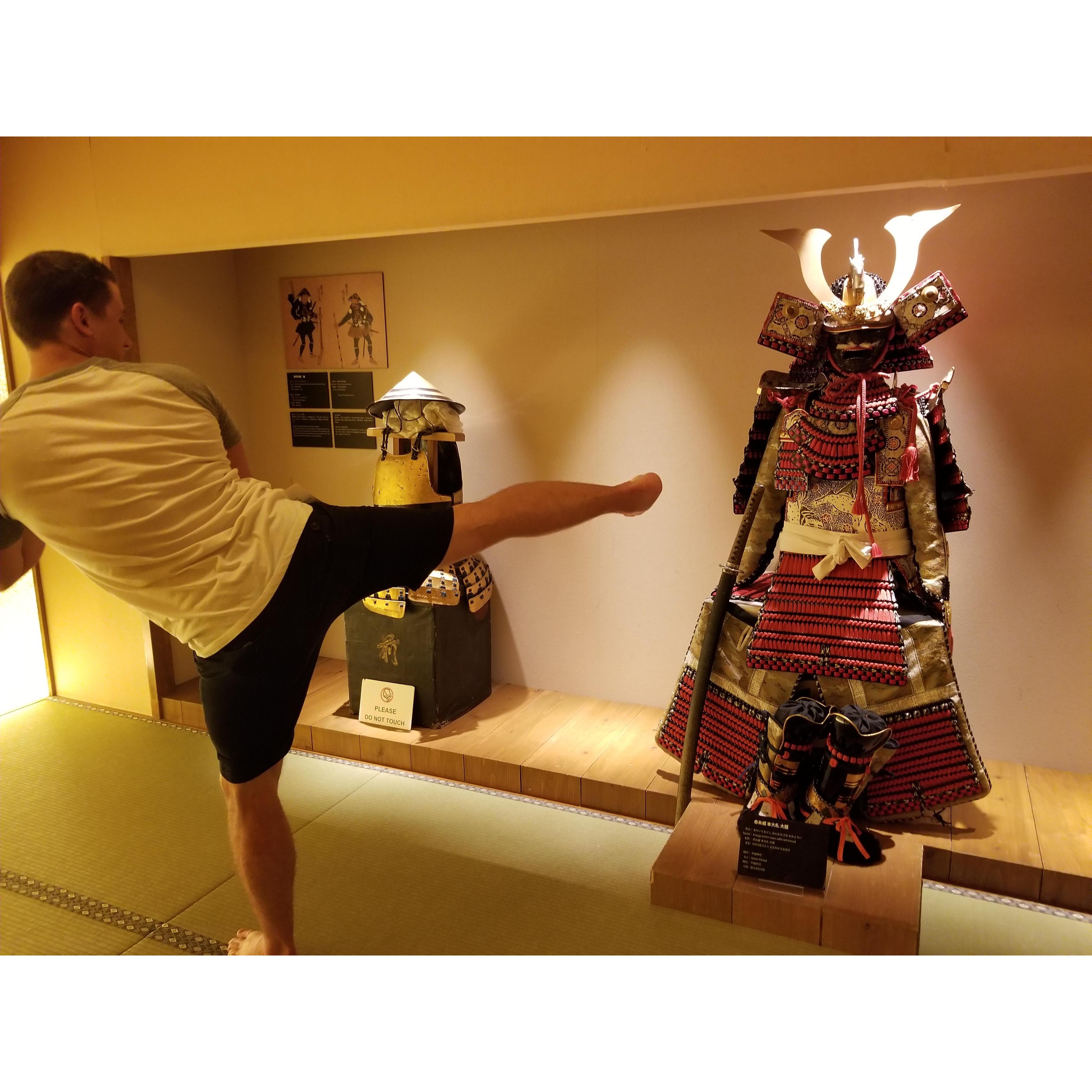 Hiyah!  Samarai museum, Tokyo