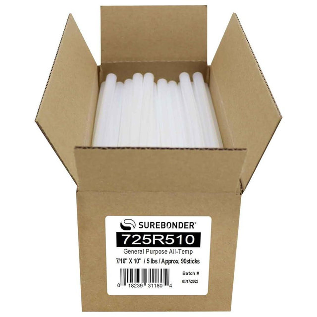 Surebonder 725R510 10-Inch All Temperature Glue Sticks, 90 Pieces