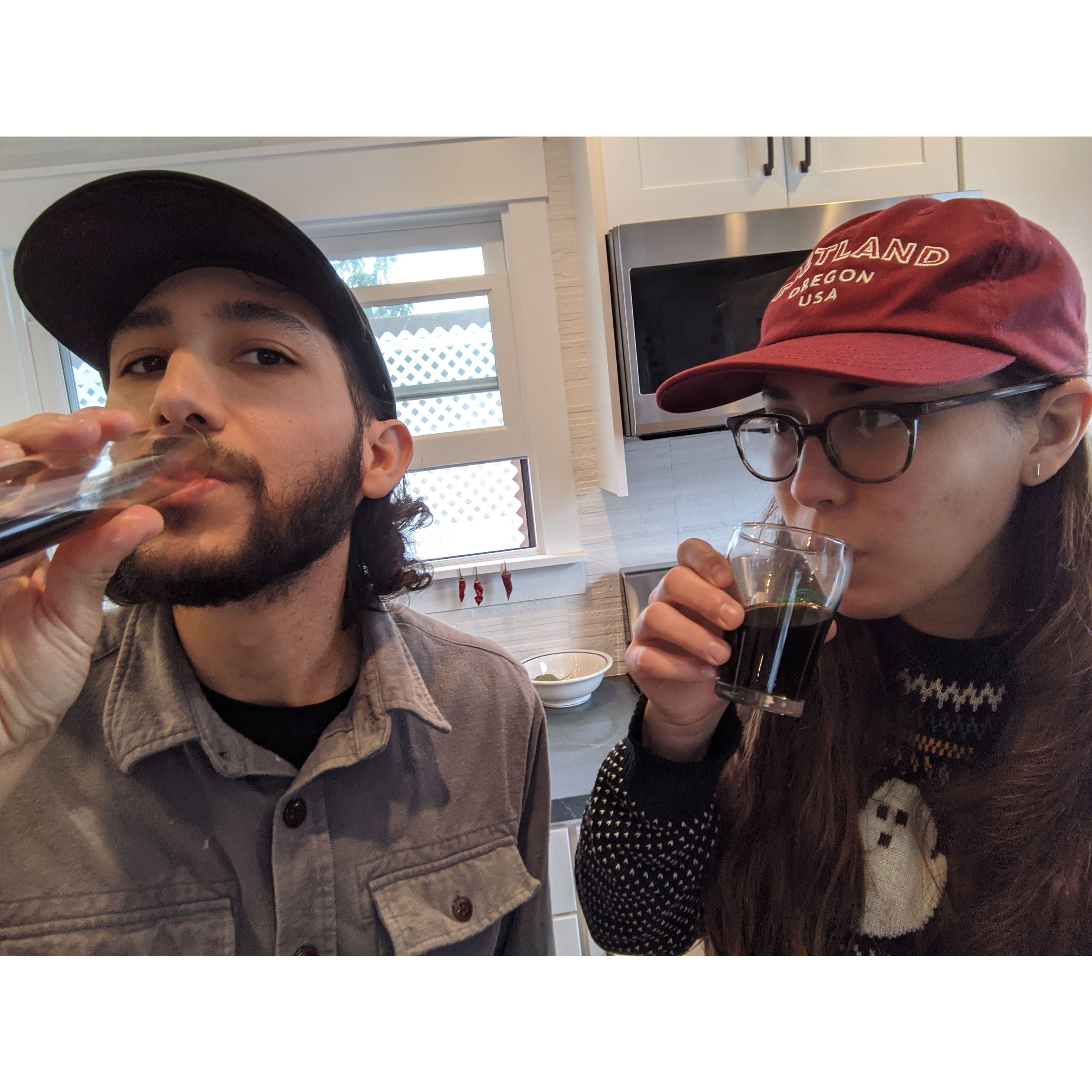 Homebrewing in Long Beach, March 2020