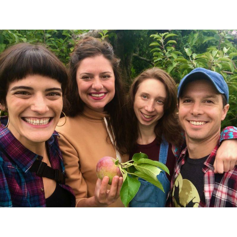 Apple picking with our POD.