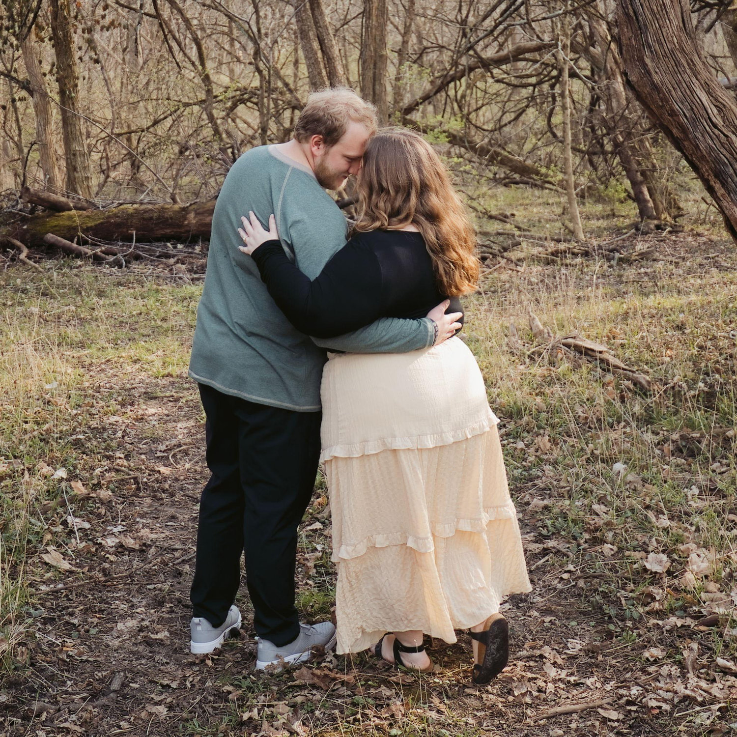 One of our sweet engagement photos!