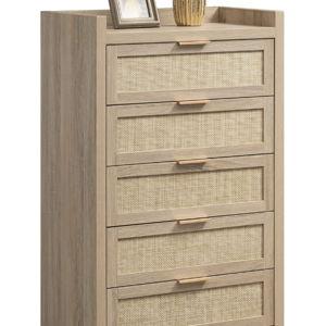SICOTAS Dresser for Bedroom Chest of Drawers - Light Oak