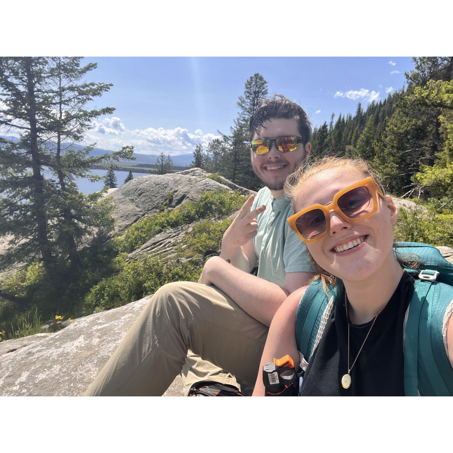 4 miles into a 10 mile hike in our favorite national park