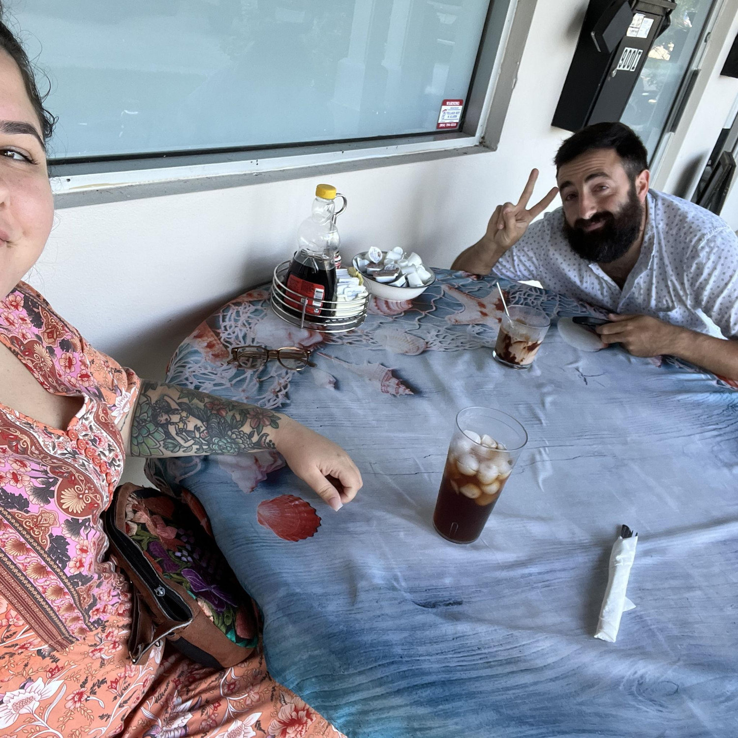 The morning of. Our favorite breakfast spot in St. Augustine.