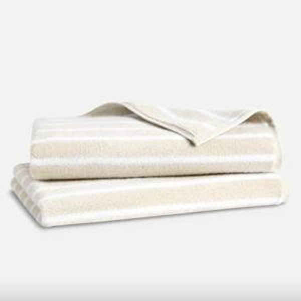 Super-Plush Turkish Cotton Bath Sheets - Striped Stone