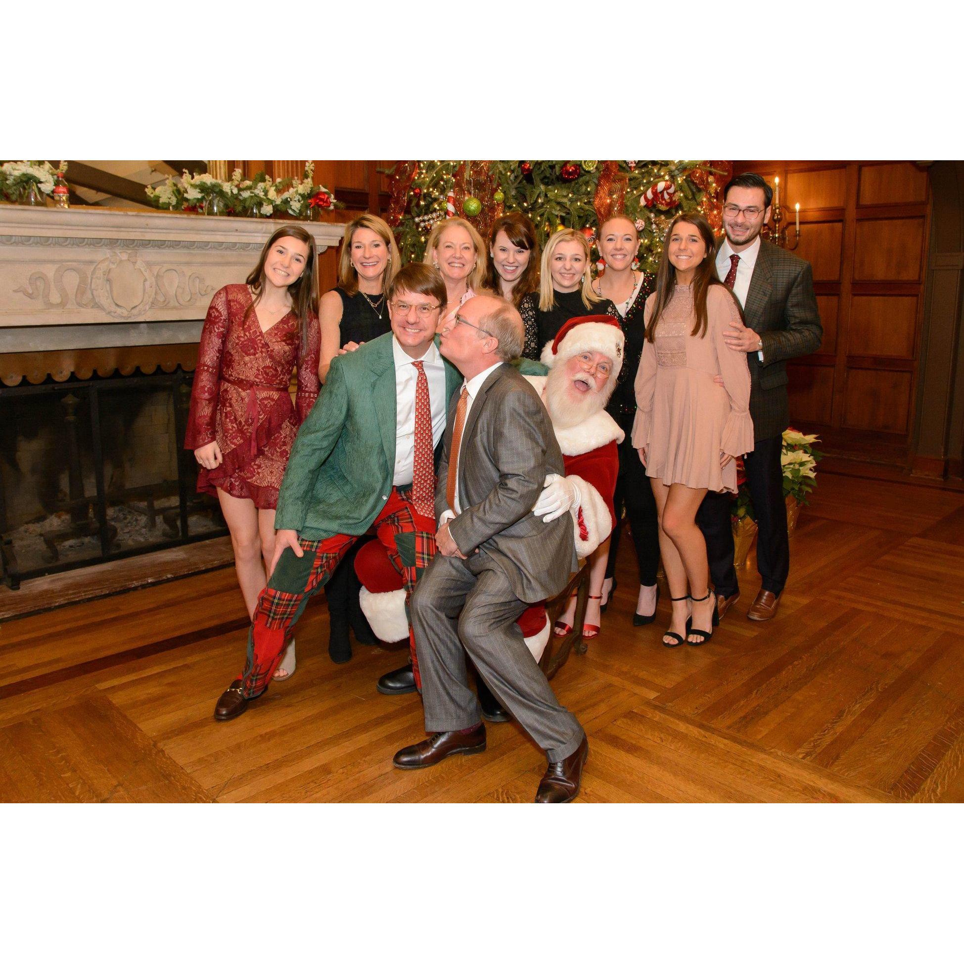 Santa Sunday brunch with the Colliers!