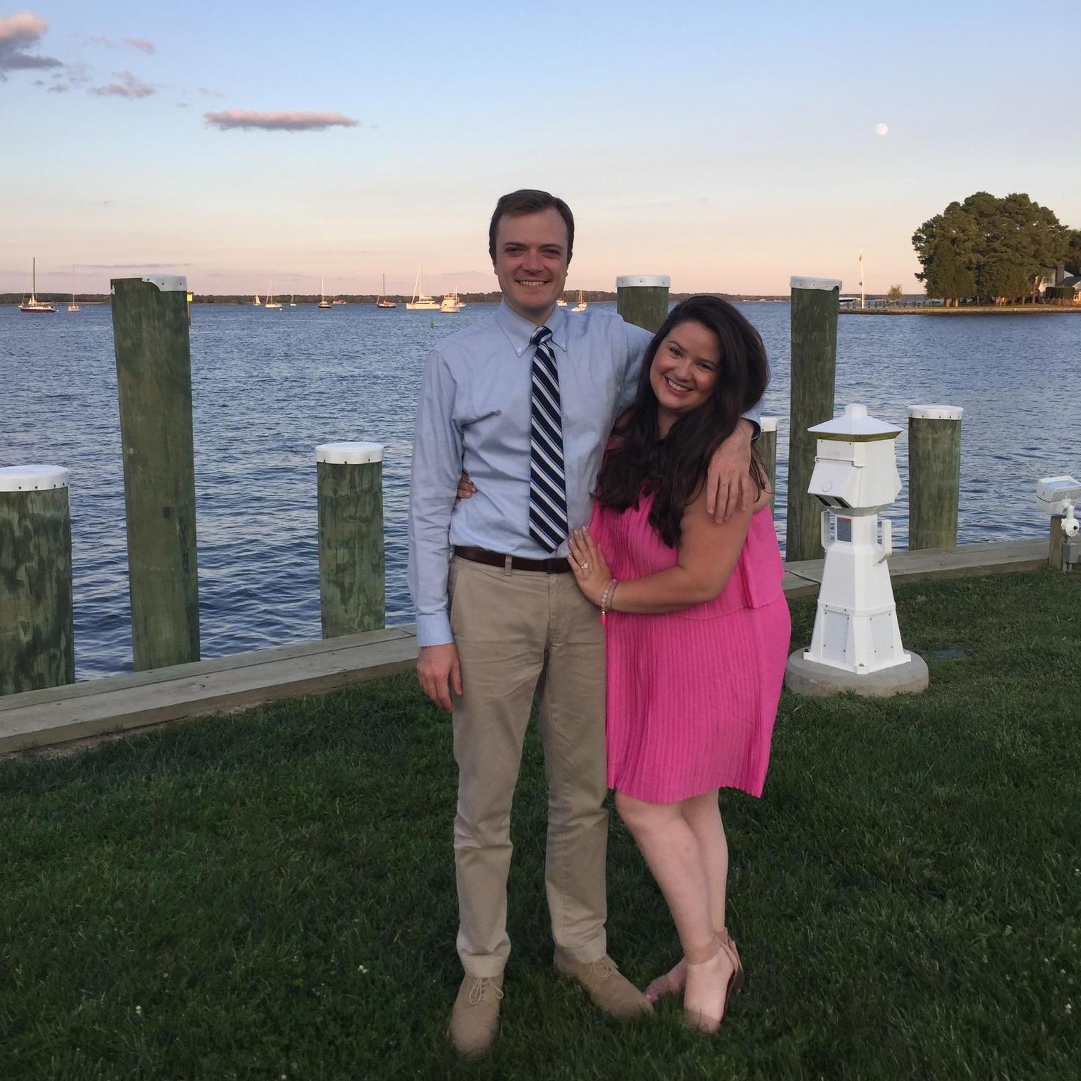 At the wedding of Meg's friend and fellow apprentice, Megan Cater (née St. John).
St. Michaels, Maryland.
August, 2017.