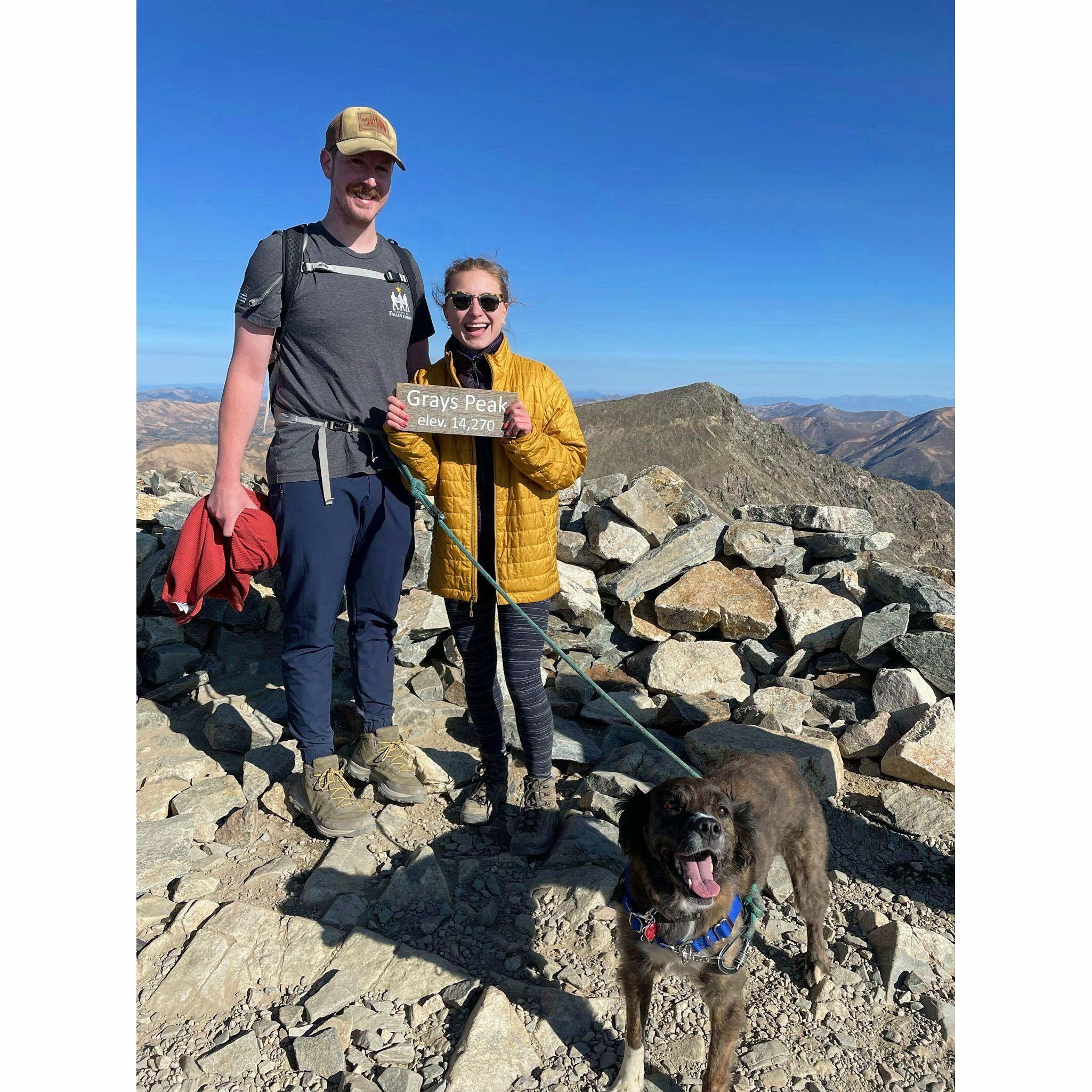Reese's first 14er
