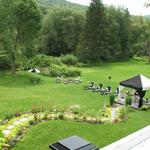 Garden Gazebo on Back Lawn