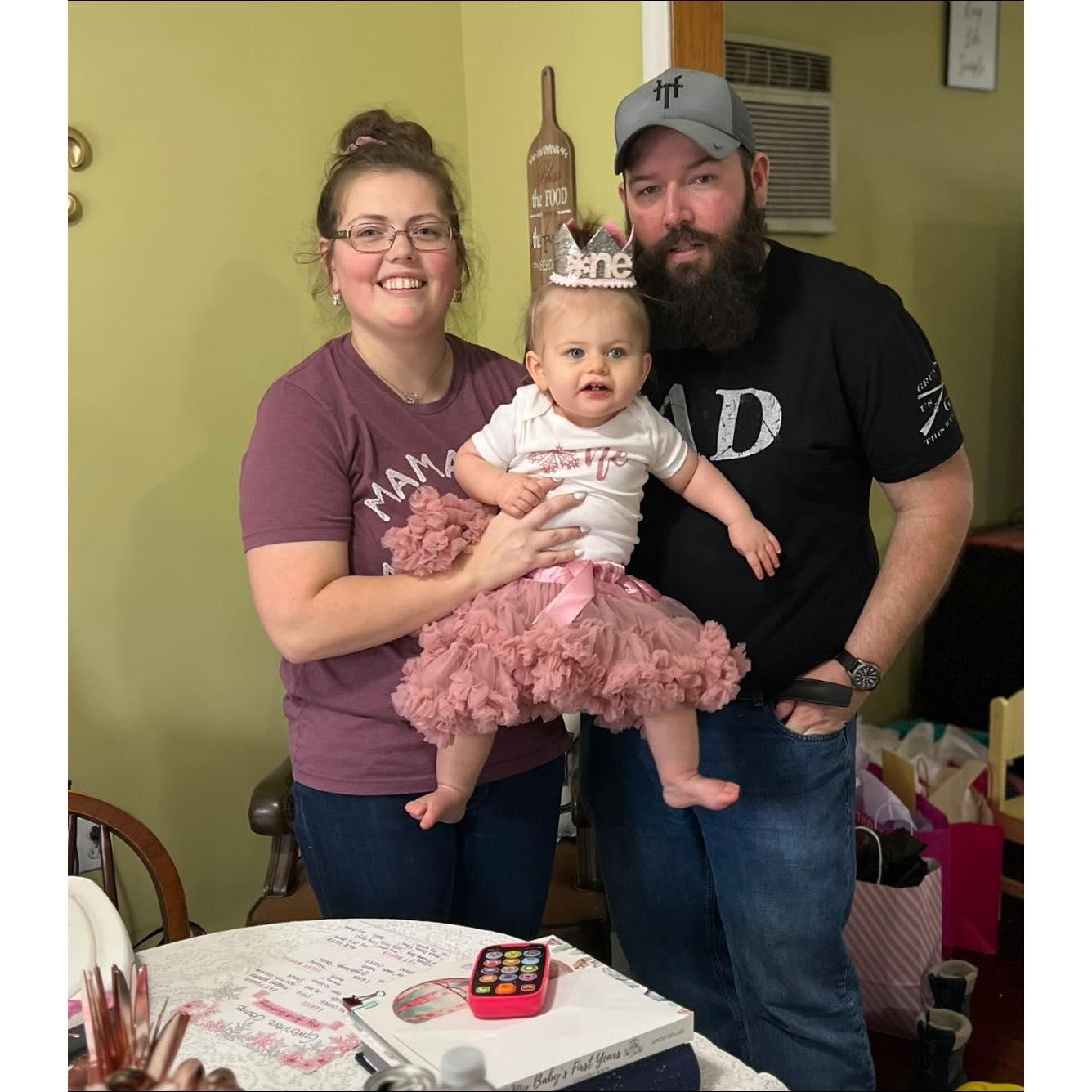 Gwen's First Birthday.