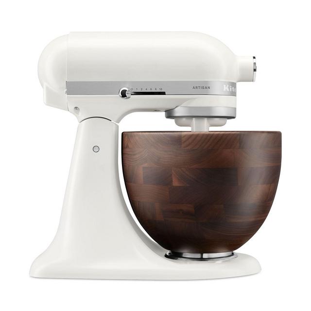 KitchenAid Artisan Series 5 Quart Tilt Head Stand Mixer with Walnut Wood Bowl