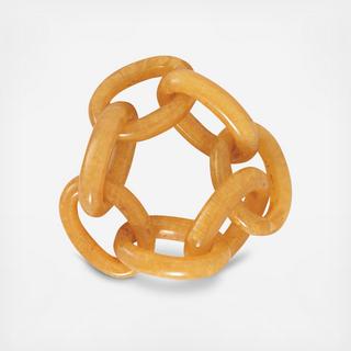 Chain Link Napkin Ring, Set of 4