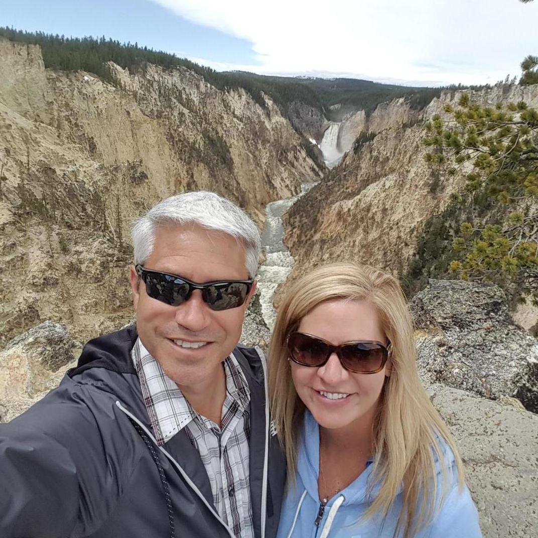 Artist Point in Yellowstone