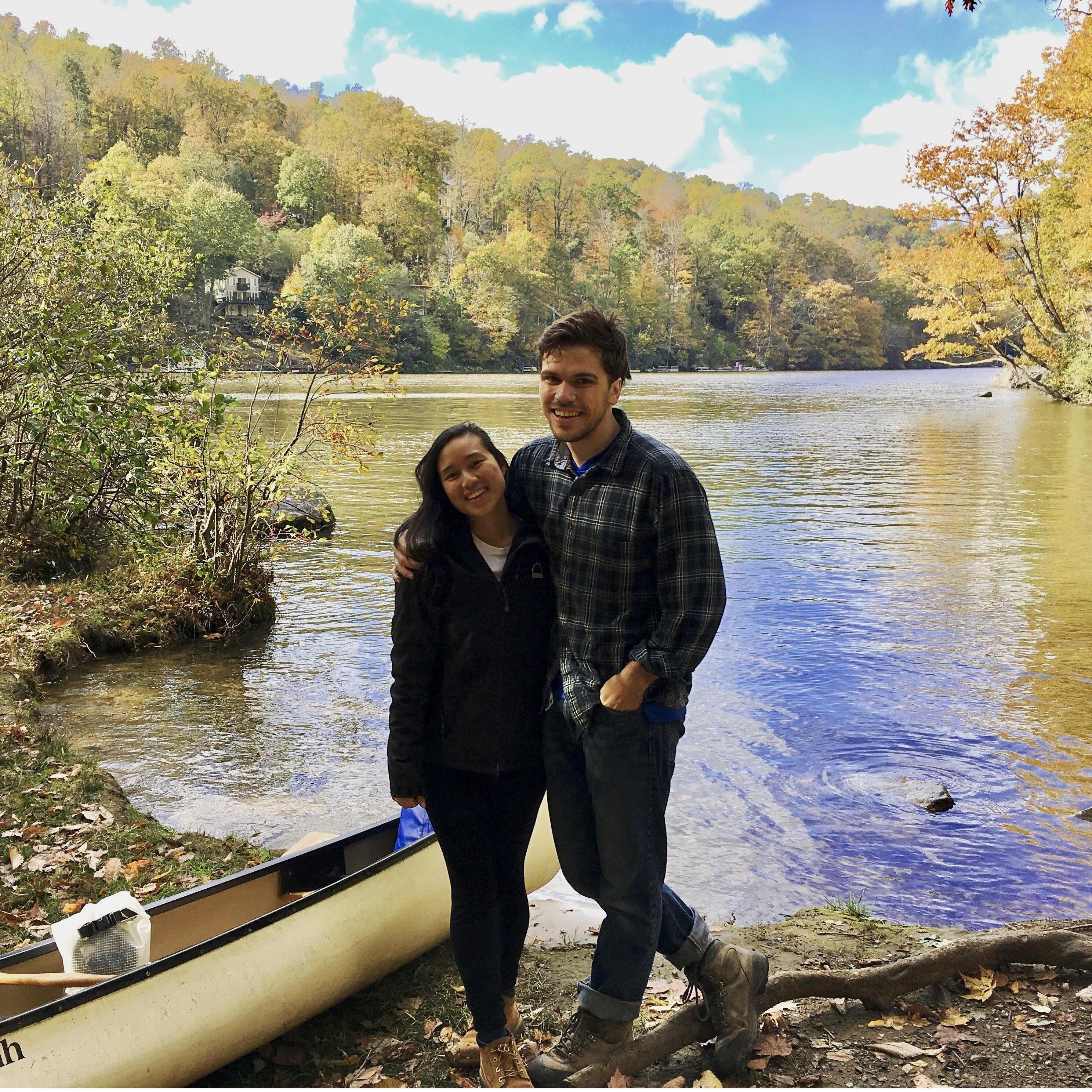 During the fall break of our junior year, Andie was able to visit Ben's home and family in Morgantown, West Virginia for the first time.