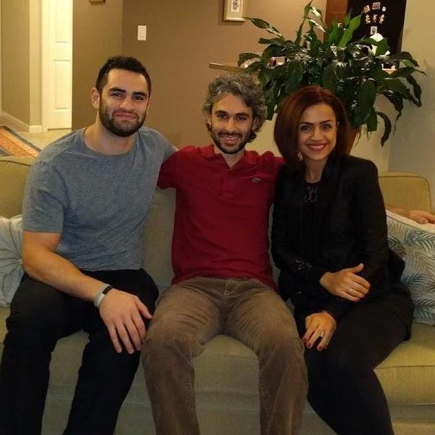 The Bahrami's brothers and beautiful cousin Maryam!