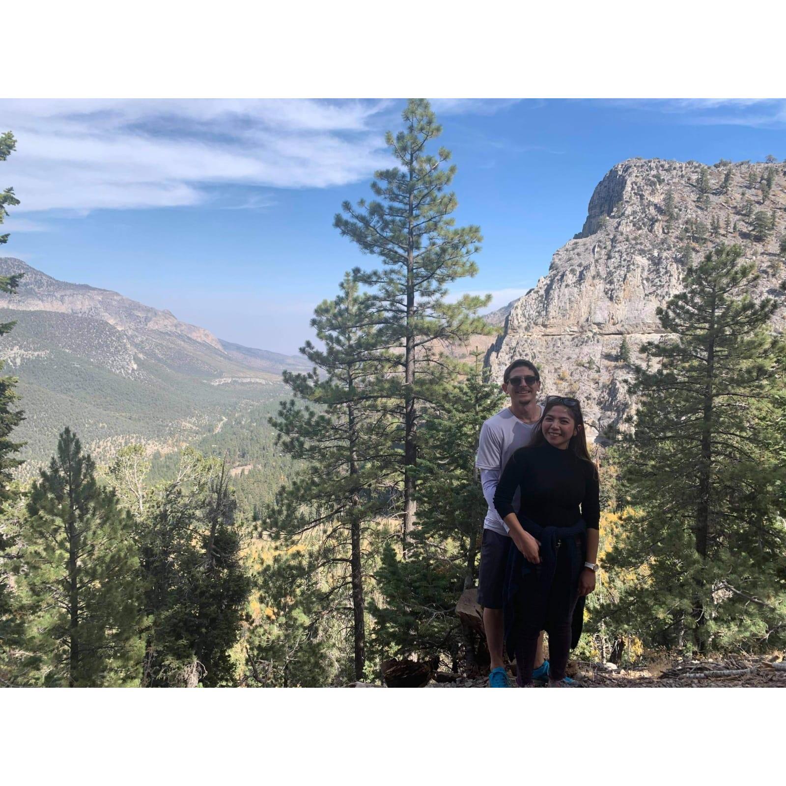 Beautiful and chilly Fall hiking at Mt. Charleston in Nevada.