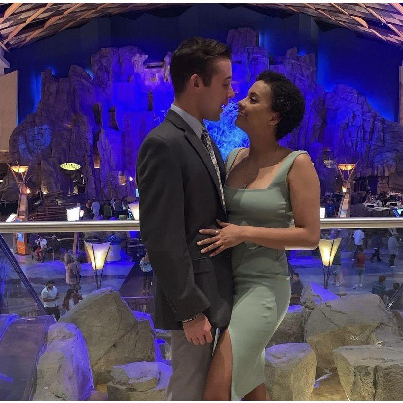 July 2019: A surprise trip to Mohegan Sun for J's birthday. This was only a few months after we started dating.