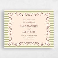 Green Wedding Save the Date - Imogen Landscape