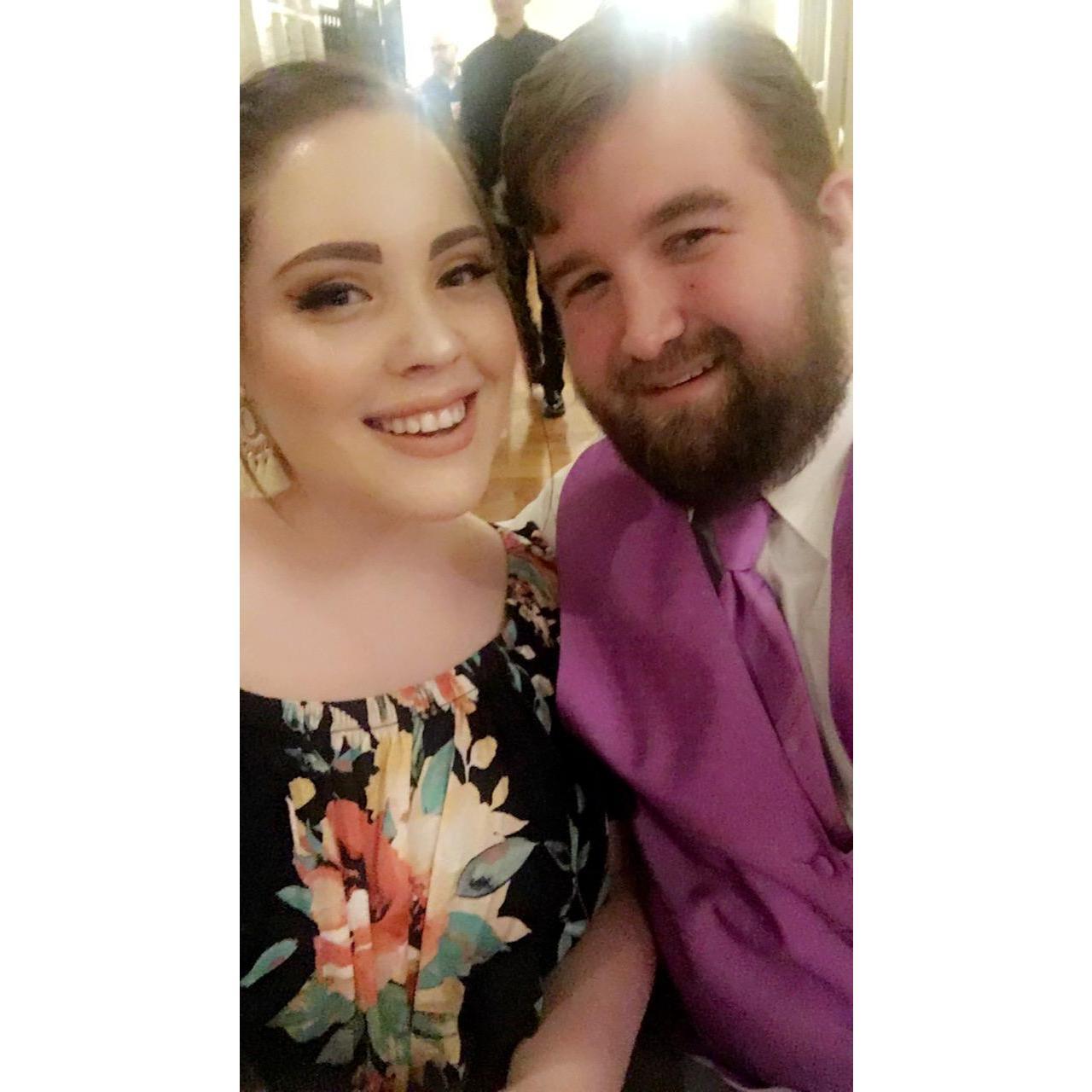 Once a groomsman, now the groom!
