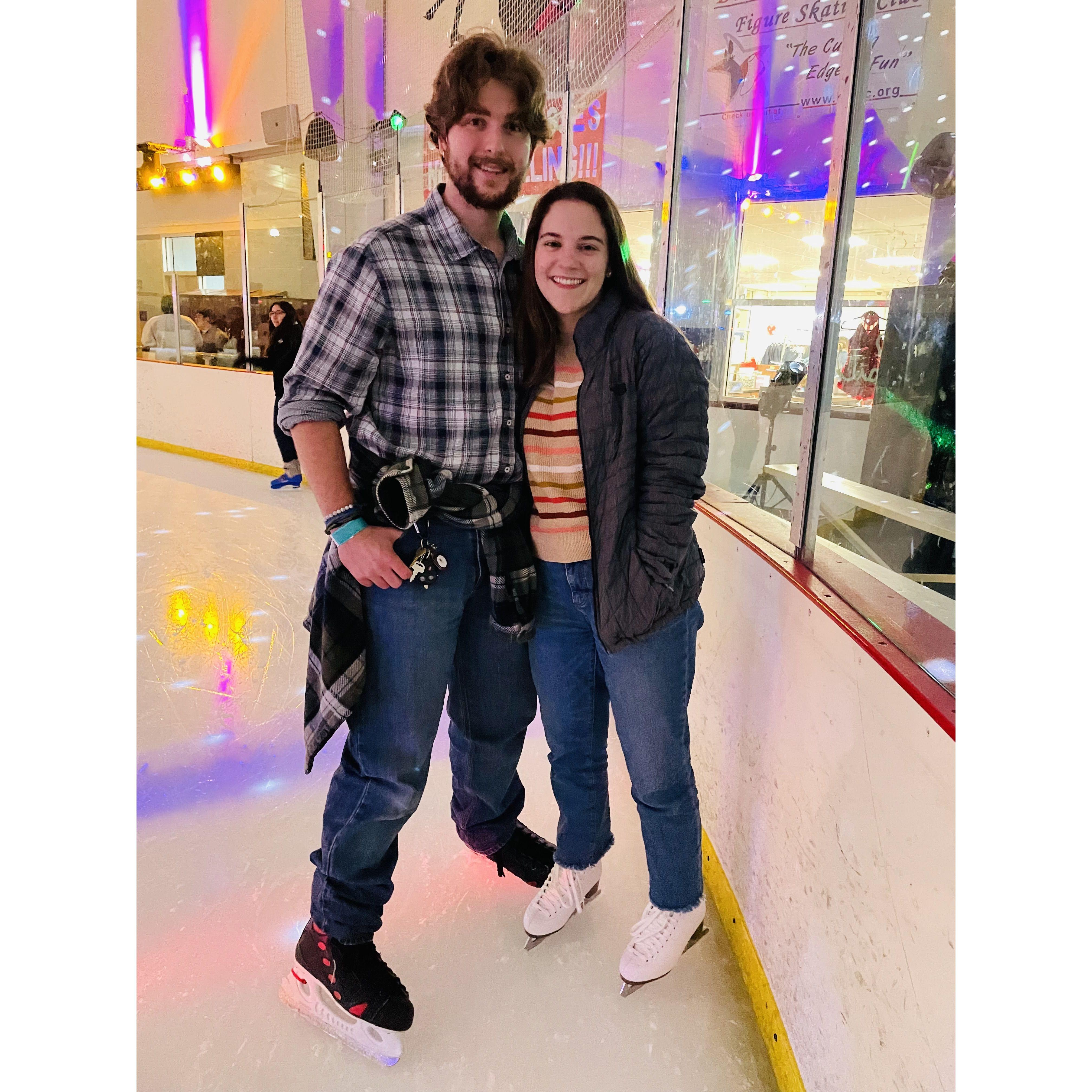 Ice skating date!
