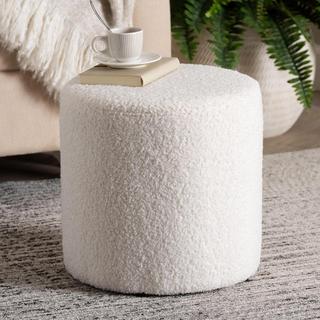 Tori Boucle Upholstered Ottoman