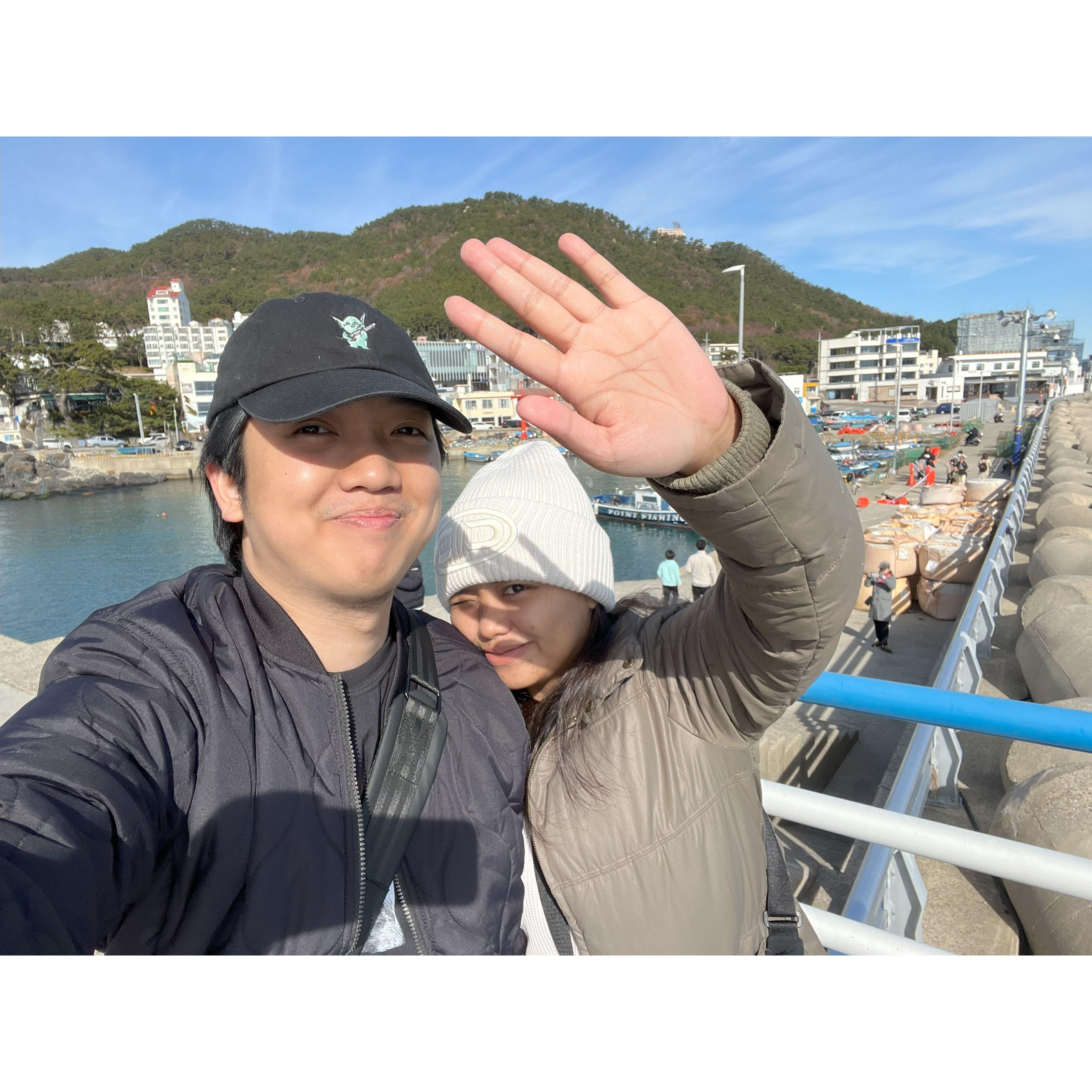 Cheongsapo Fishing Village in Busan, December 2022