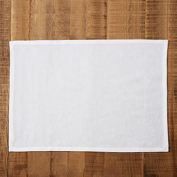 Design Crew Basics Cotton + Linen Placemats (Set of 6)