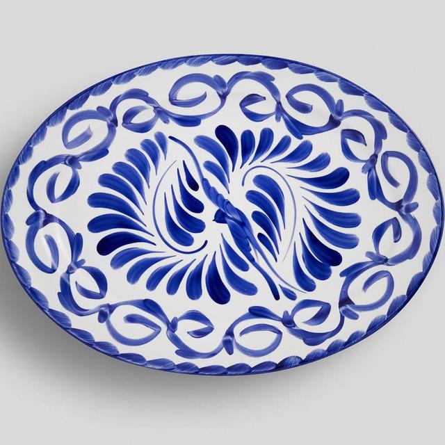 Puebla Oval Serve Platter, Large 15"
