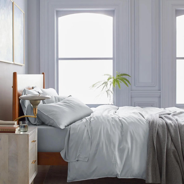 Bamboo Duvet Cover Set - Mist, King/Cal King