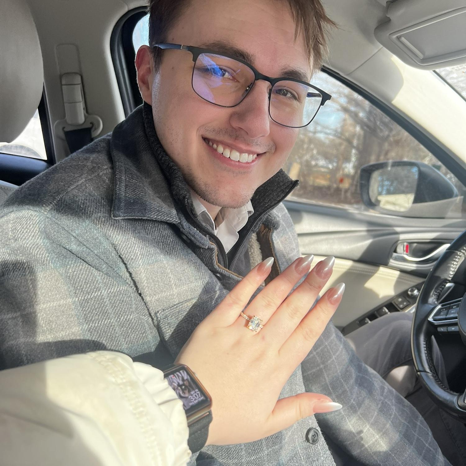 The day we got engaged!! 1-18-25🩷