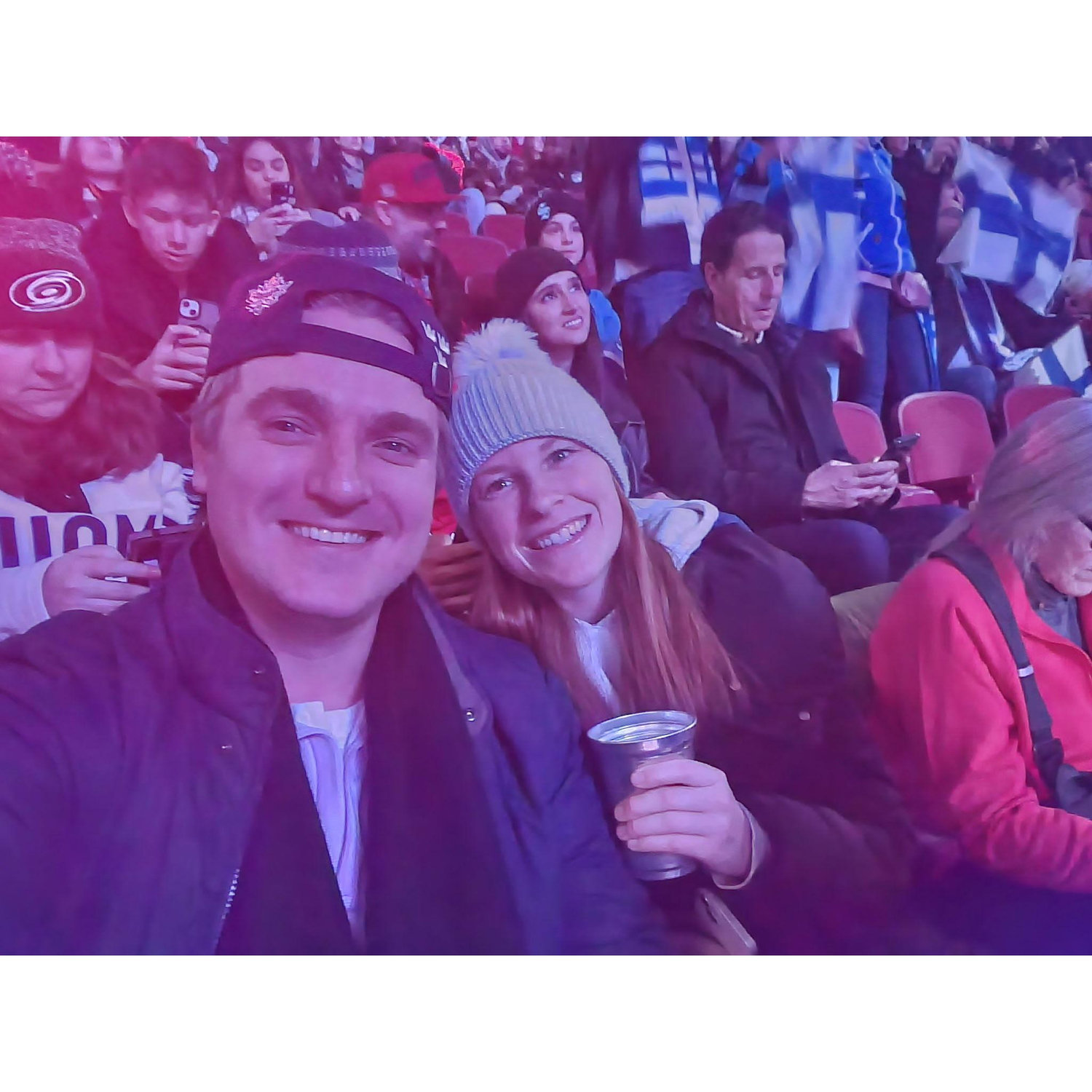 At the Four Nations hockey tournament in Montreal