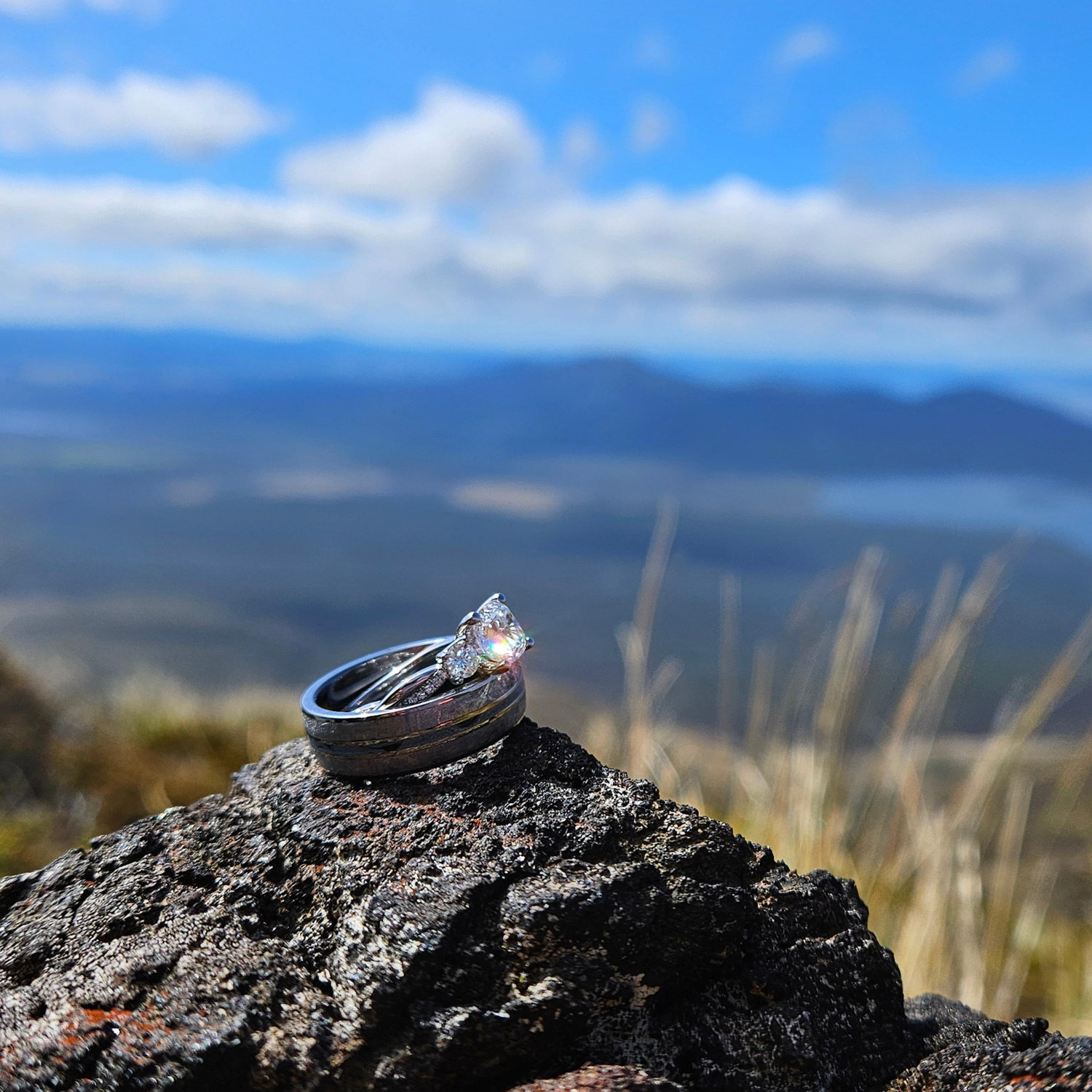 Popped the question with a view
