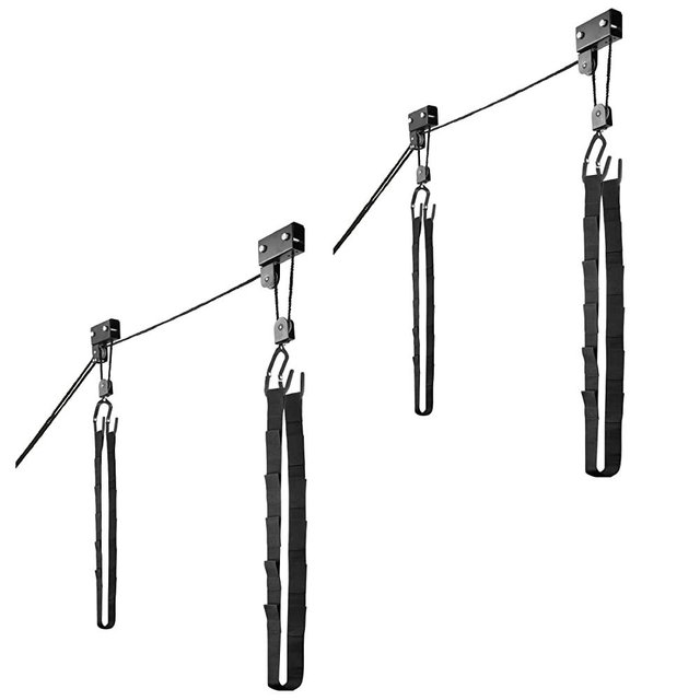 RAD Sportz Kayak Hoist, Overhead Pulley System with 125 lb Capacity for Kayak, Canoe, Bike, or Ladder Storage