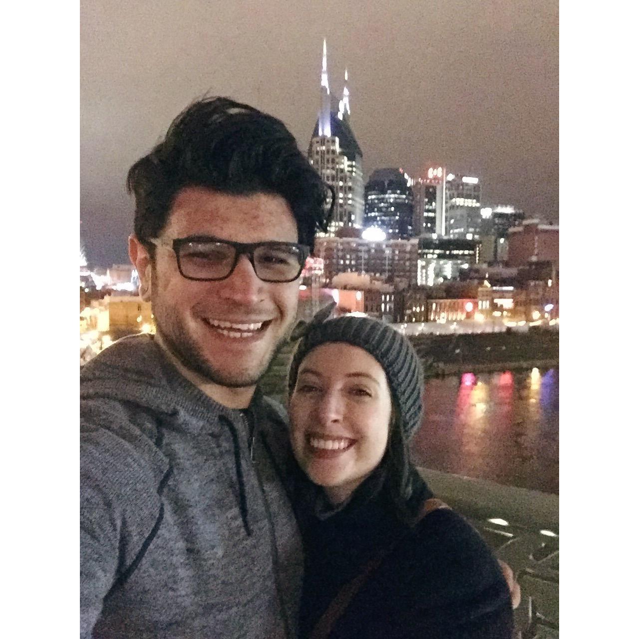 2015:
A New Year's trip to Nashville, Tenn. to see Kings of Leon!