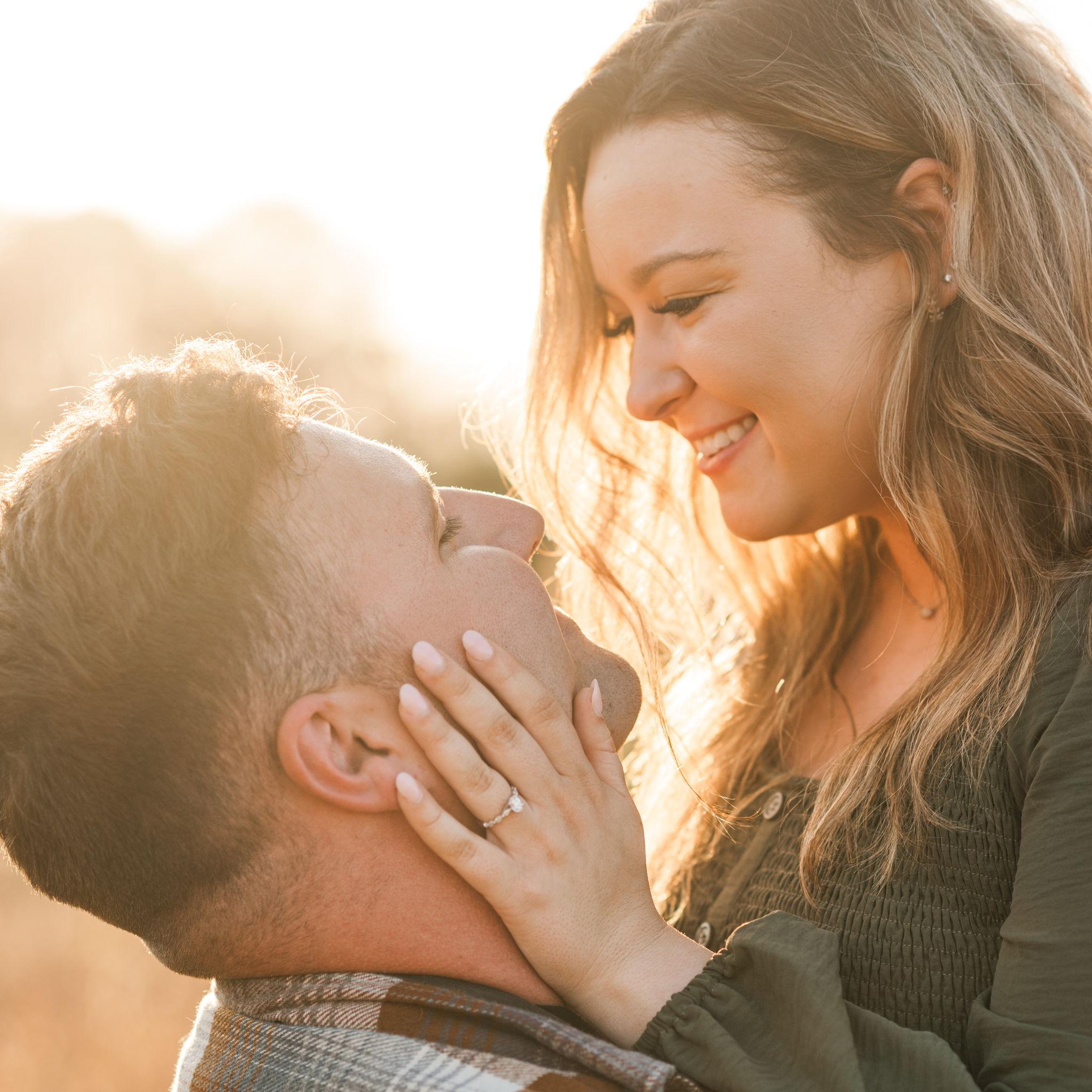 Engagement Photos by Emily Saunders in New Bern where Dustin proposed!