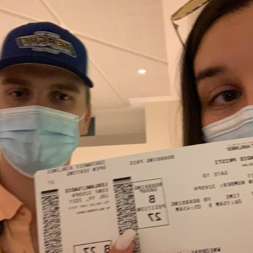 Sadie’s first flight