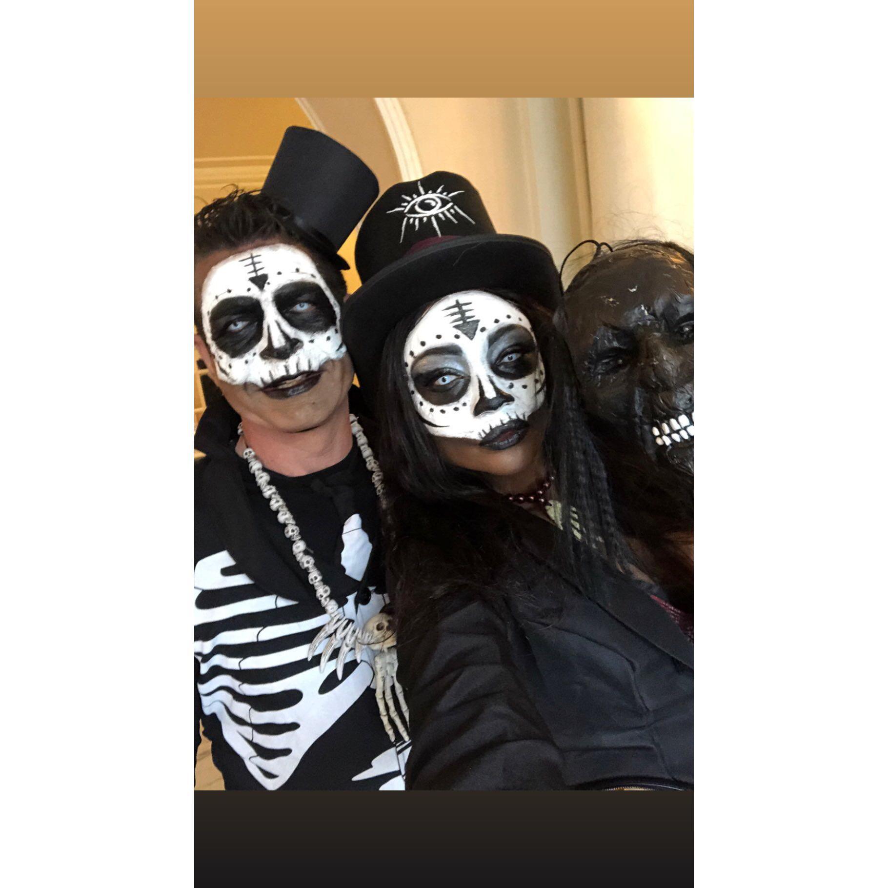 2 miracles happened that day! 1) David managed to sit through 2 hours of makeup and 2 he did it all over again the next day for the vampire ball!!! Best looking Dracula of the night!