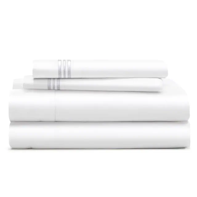 Cosy House Collection Everyday Bed Sheet Set - White, Queen