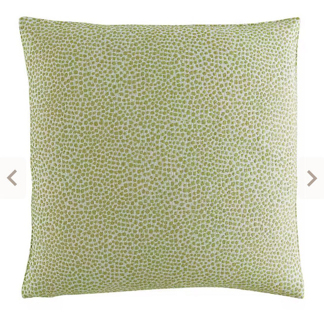 Tully Chenille Dotted Pillow Cover - 20x20 Pear