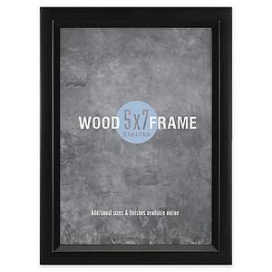 Gallery 5-Inch x 7-Inch Wood Frame in Black
