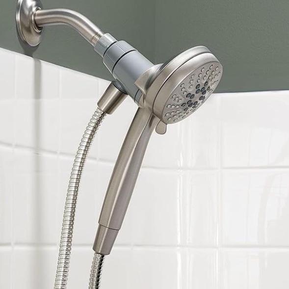 Moen 26100EPSRN Engage Magnetix 3.5-Inch Six-Function Handheld Showerhead with Eco-Performance Magnetic Docking System, Spot Resist Brushed Nickel