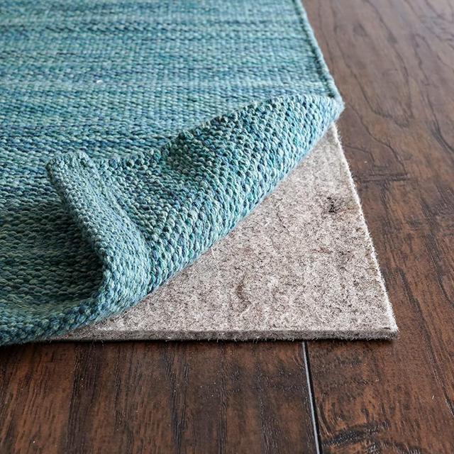 RUGPADUSA, 7'x9', Ultra Black 22 - 1/4" Thick (FELT + RUBBER) Non-Slip Rug Pad, Available in 3 thicknesses, Adds Cushion and Prevents Slipping, Safe for Hardwood and All Surfaces