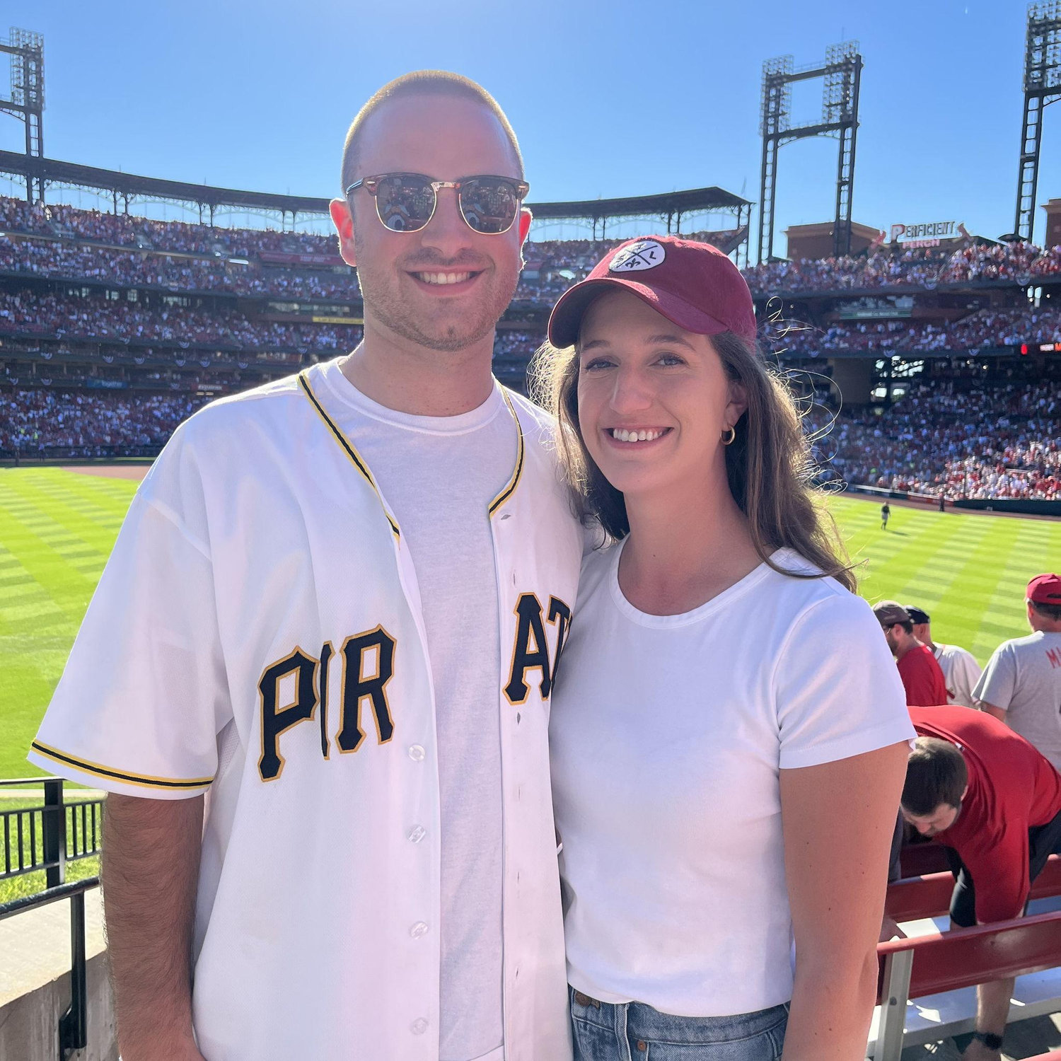 You will always find us at Busch Stadium during a Cards v. Pirates series. Somehow the Pirates usually win.