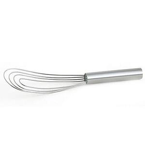 Fox Run Flat Roux Whisk - Stainless Steel - 10 inch