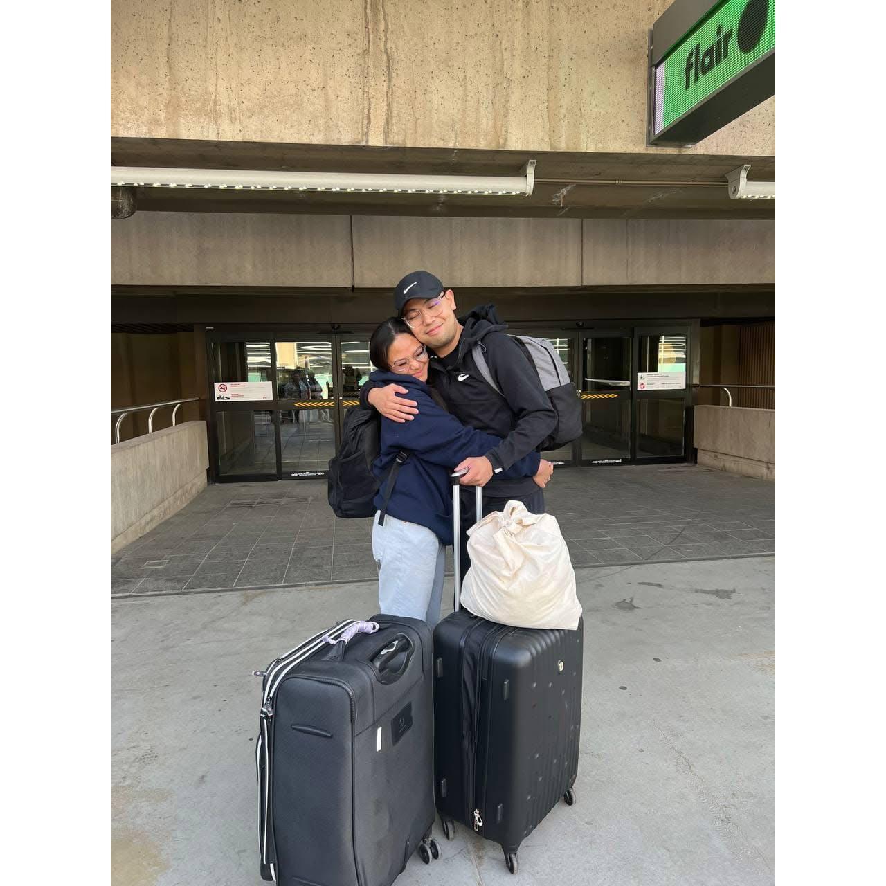 After a fun filled weekend. It was time to say goodbye and fly back home to Winnipeg & Toronto