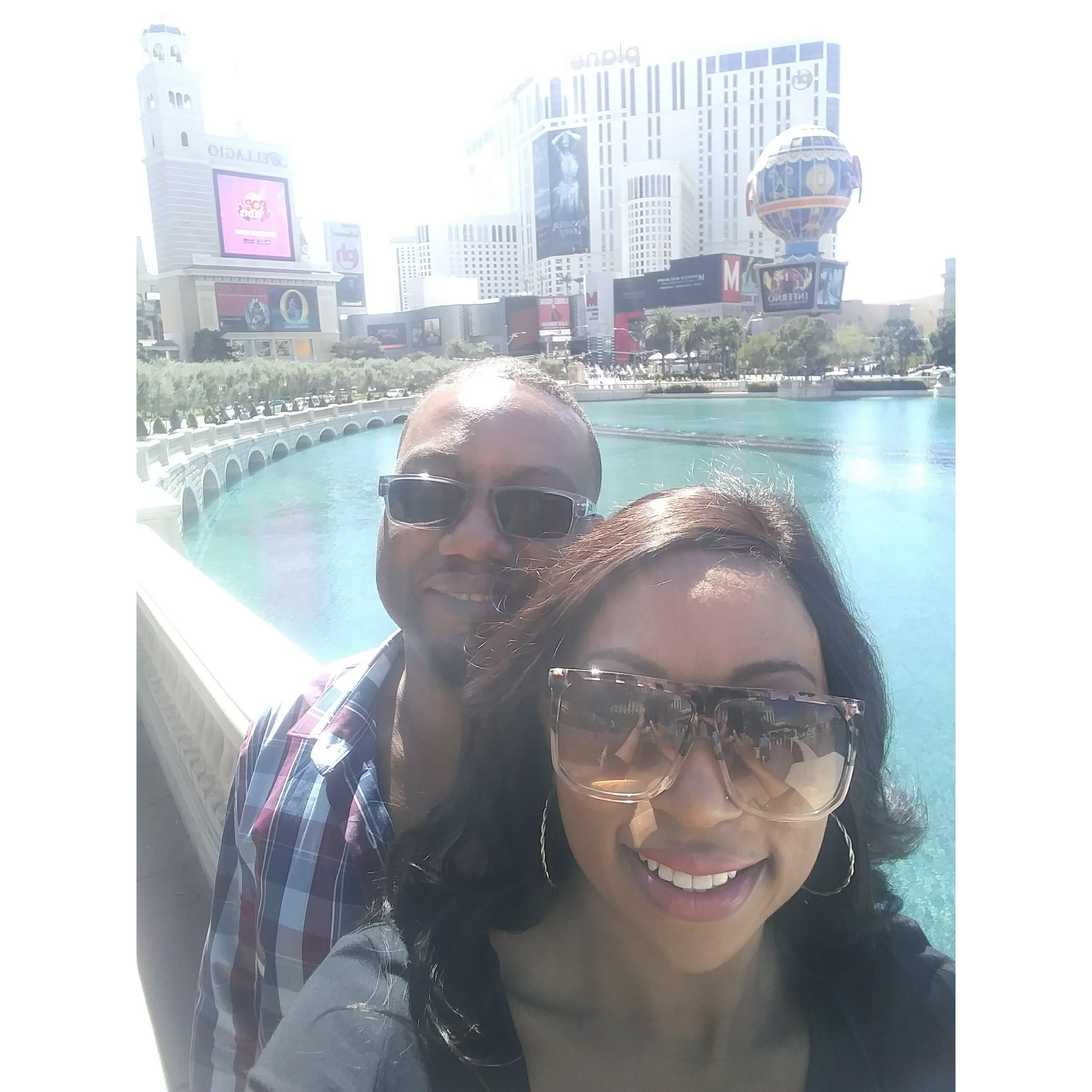 Our first trip to Vegas together!