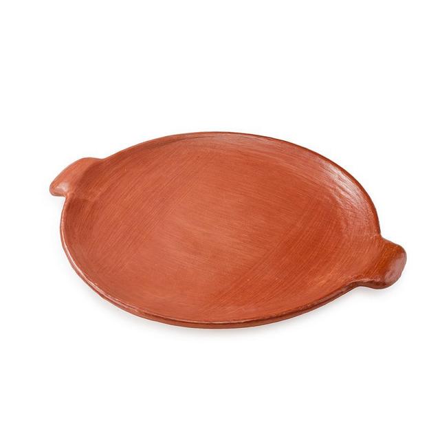 Red Clay Flat Serving Platter
