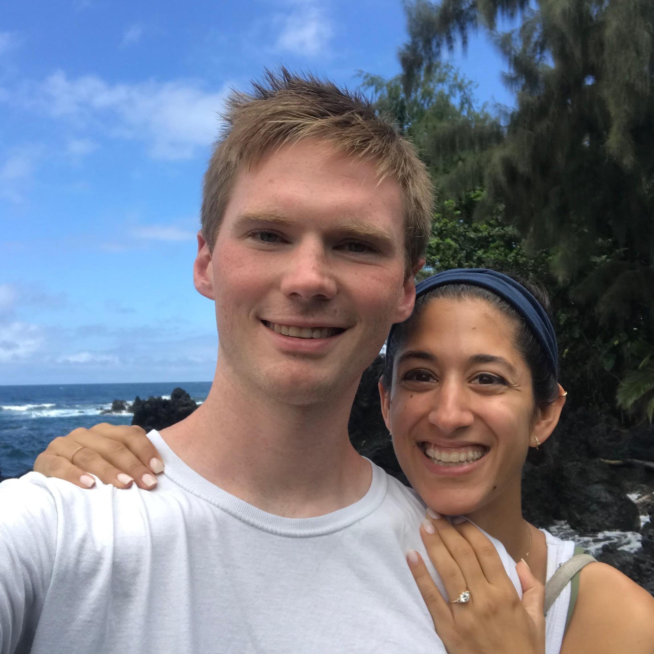 Right after Wyatt proposed in Maui!